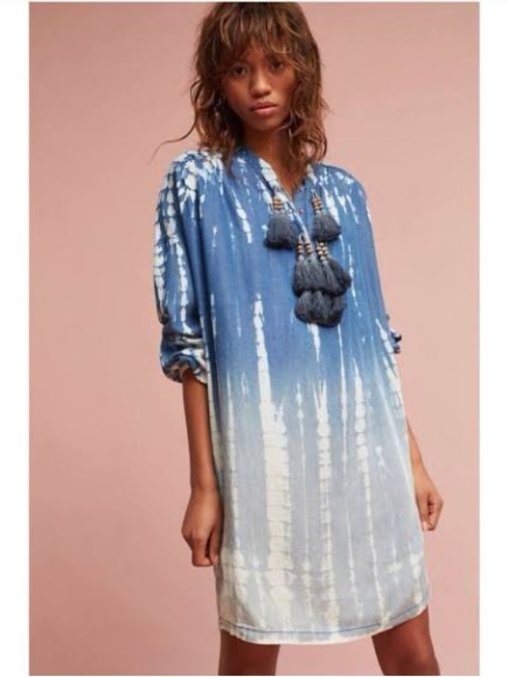 Anthropologie Tina + Jo Dina Tassel Dress